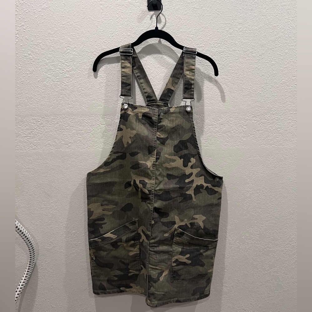Women’s Plus Size Camouflage Overall Dress